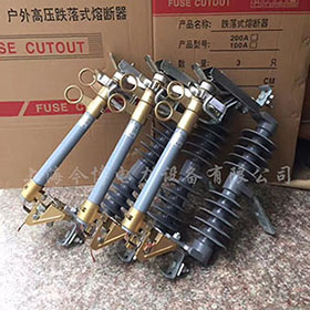 HRW12-10/100a~200a戶外高（gāo）壓（yā）跌落式熔斷器10kv~12kv令克保險開關